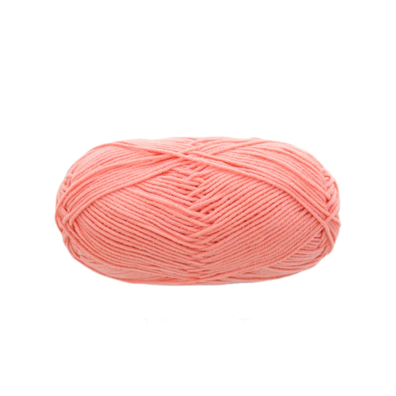  Yarncrafts красочные 4 слоя хлопка моющиеся трубка акрил смешанная вязаная крючком пряжа для домашних