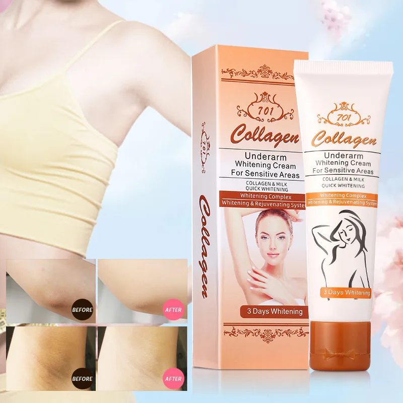 collagen plus underarm cream brightening whitening removing black intimate sensitive areas body armpit underarm cream
