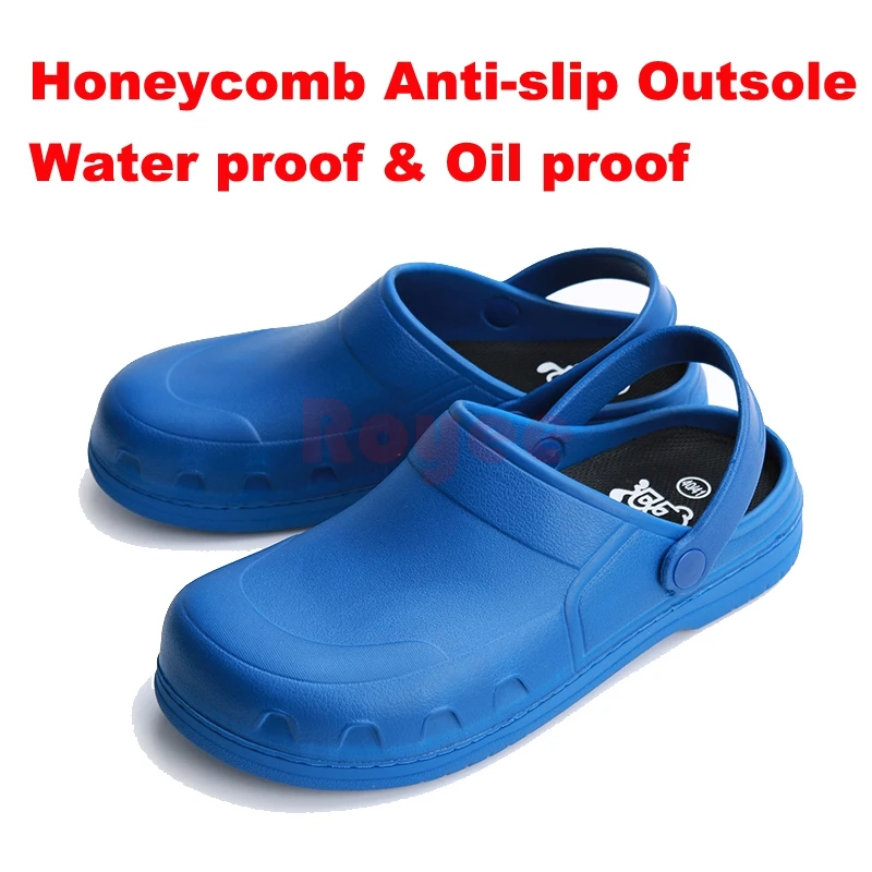 kitchen work shoes for Men Rain Boots Waterproof Shoes Flat Clogs Garden Kitchen Shoe kitchen chef boots  size 45
