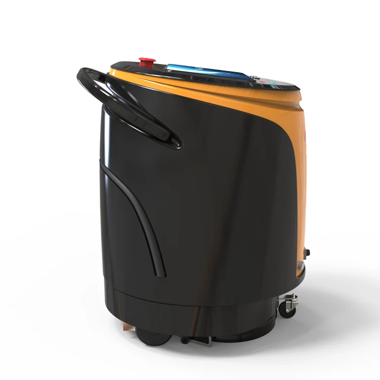 Intelligent unmanned cleaning vehicle with auto pilot and self recharging