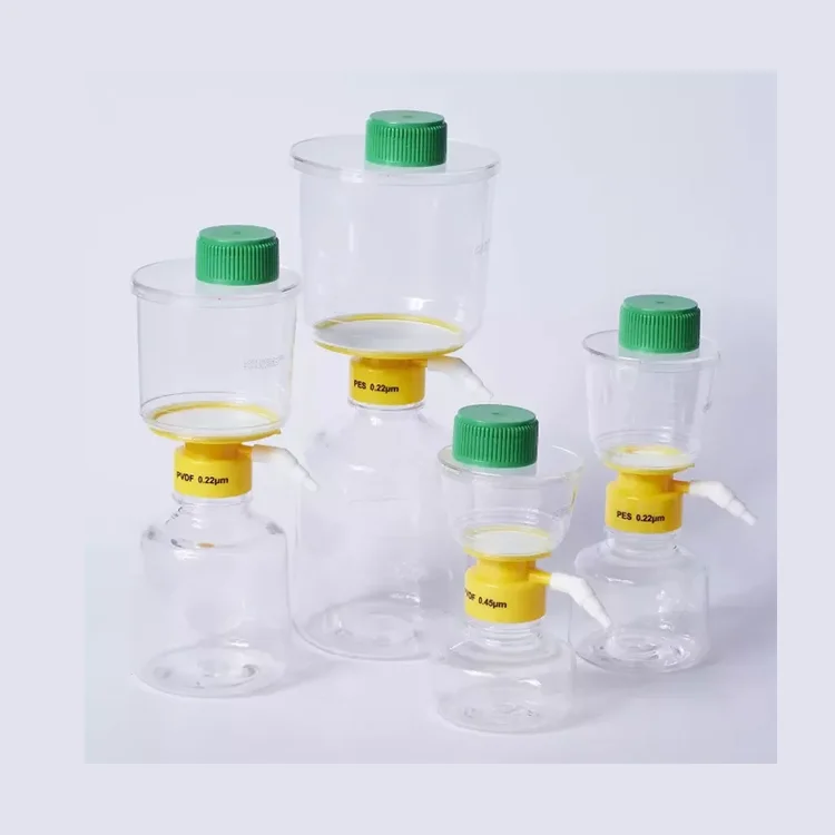 WEIAI 150ml 250ml 500ml 1000ml Vacuum Filter Bottle Top Filter Nylon PVDF For Lab