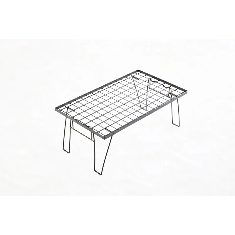 Areffa Outdoor Portable Korea Roll folding metal bamboo Grain Camping Tea Table For Picnic