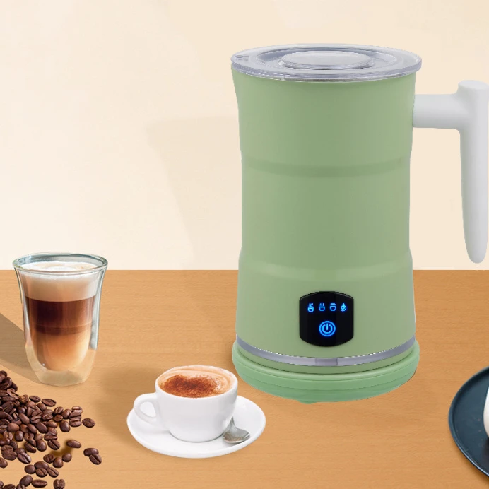 4 in 1 Function Milk Frother Electric Automatic Milk Foam Machine, Hot and Cold Foam Maker for Coffee,Cappuccino, Chocolate