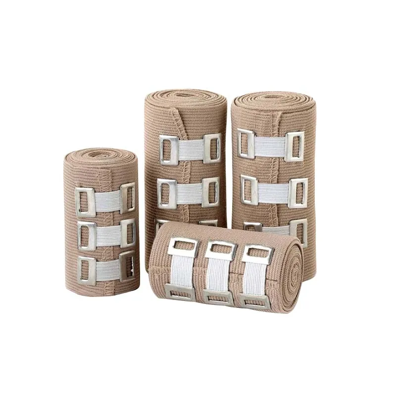 Knee Wraps Sports Elastic Knee Support Bandage First Aid Stretched Compression with fixing clip