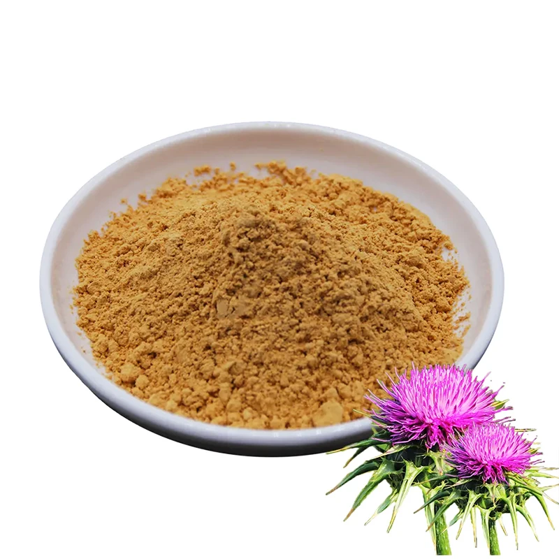 Food grade Silybum marianum 80% Milk Thistle Extract powder
