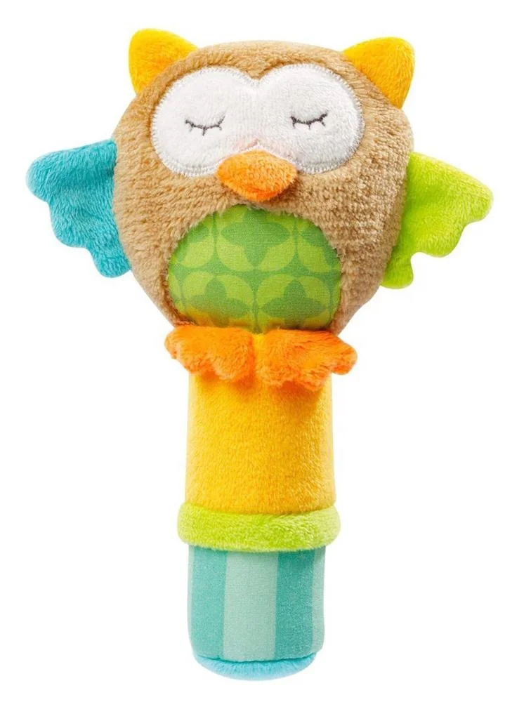 chinese baby shower favors hanging cattle mobile wholesale giraffe plush toy handmade owl baby toys rattles