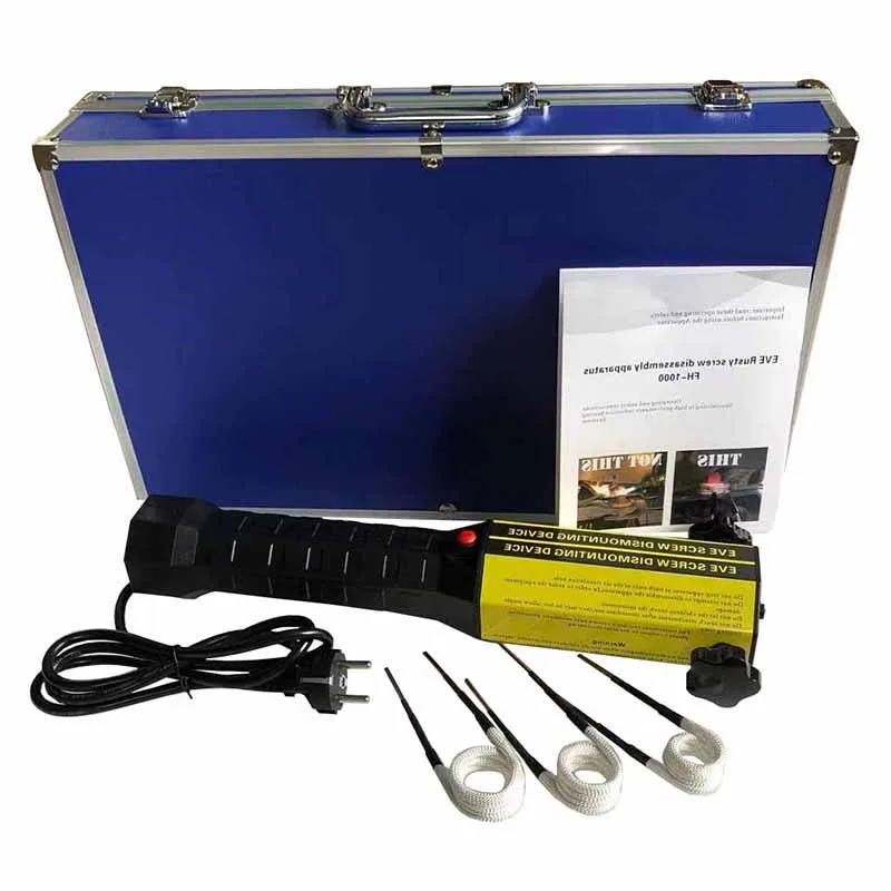 Low Prices 220V Mini Ductor 1Kw Flameless Induction Heater With Coils Auto Body Kits