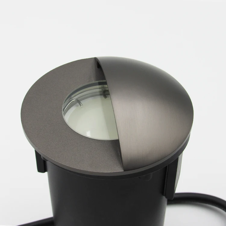 IP67  DC12V garden outside inground Graphite Brass Recessed Underground Lights