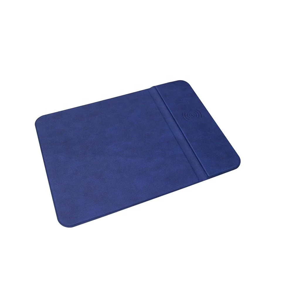 3 in 1 Foldable Office Mouse Pad with Phone Holder Stand and 10W Quick Wireless Charger for iPhones 11 Pro Max with LED