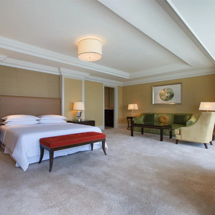 Saudi Arabia Luxury Nylon Fireproof Hand Tufted Carpet For Five Star Hotel Commercial Banquet