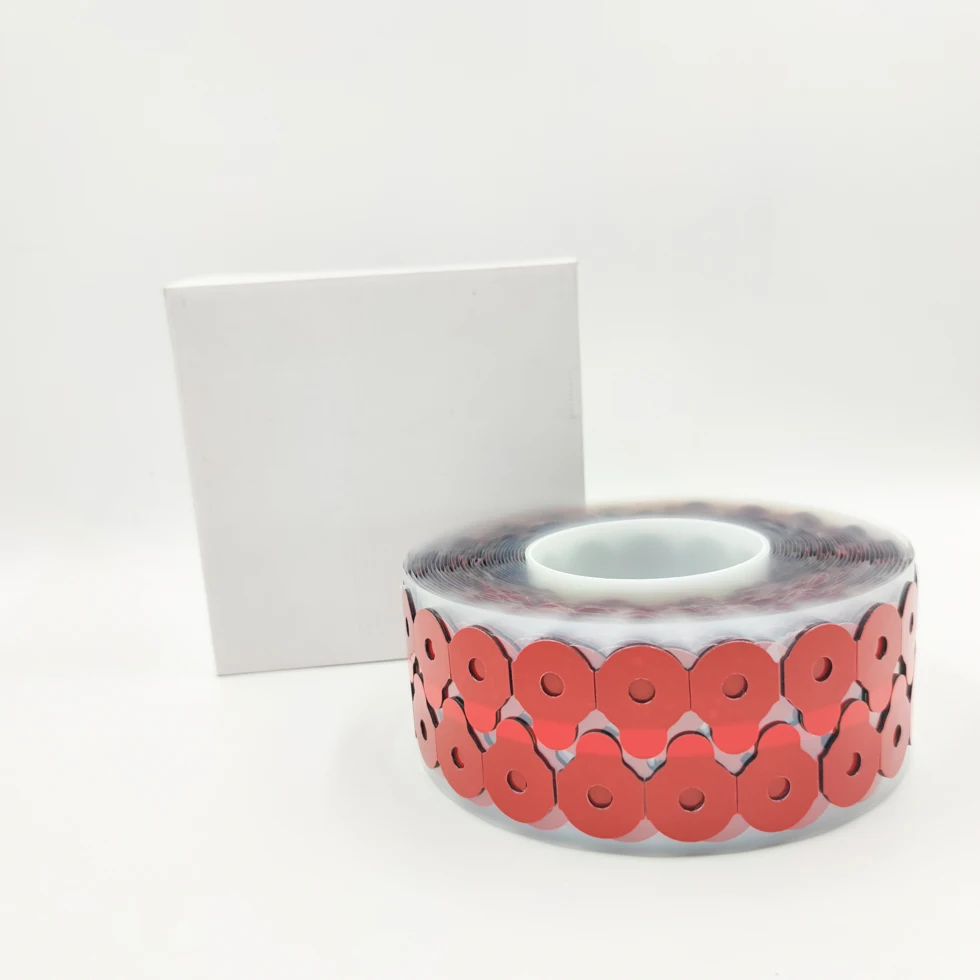 New product super hydrophobic and anti slip sticker lens blocking pad for edge grinding machine lens polishing