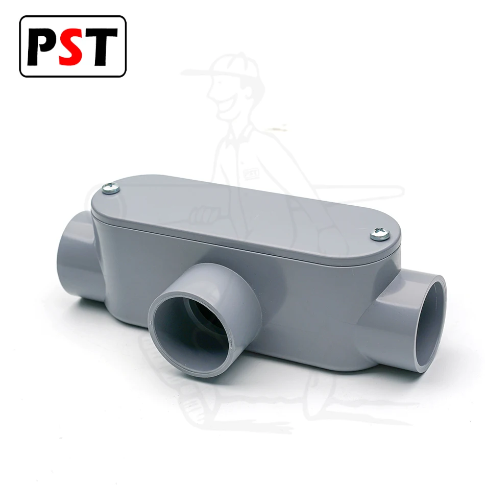 LB/LL/T Type PVC Outlet Conduit Body Plastic with Cover