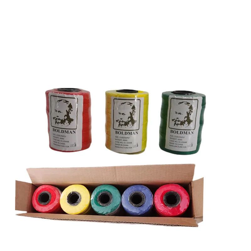 Дешевая цена, гарантия качества, 210d 12-слойный нейлоновый шпагат для рыбалки, высокопрозрачный полиэфирный шпагат