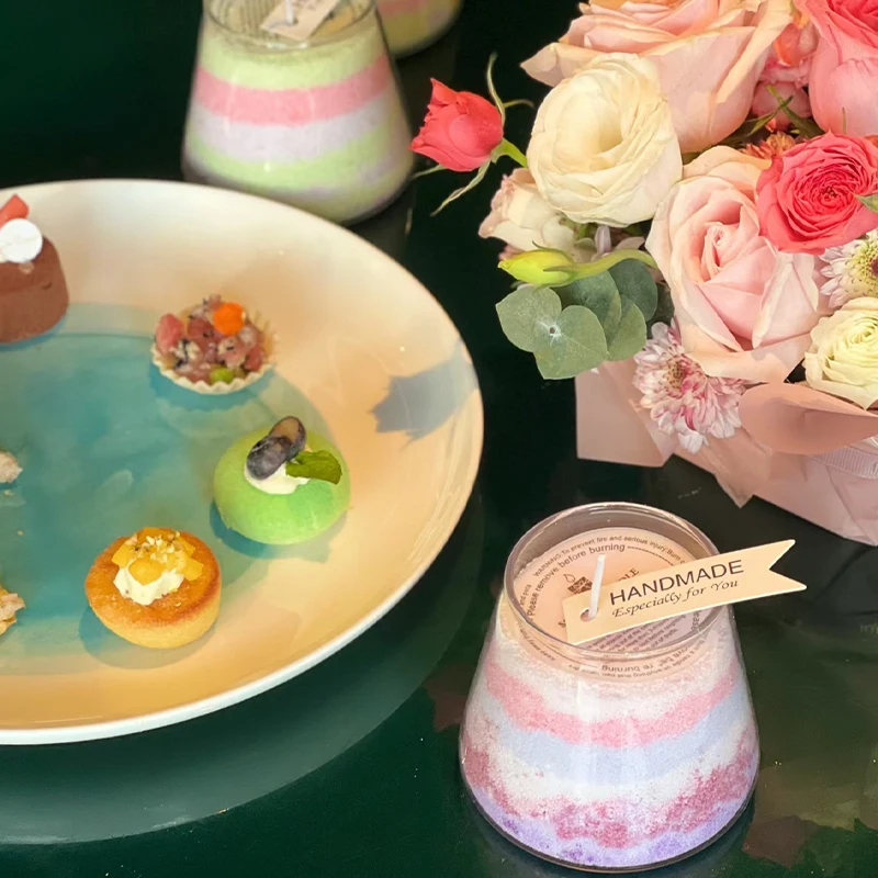 DIY Kid-Friendly White or Colored Petroleum Free Palm Wax Based Candle Sand, Event Staging Sand Candle/Wax Sand