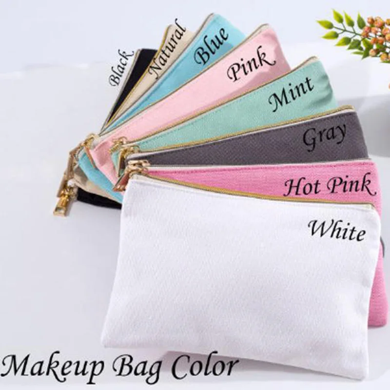 Personalized Case Canvas Bridesmaid Gifts Wedding Bridal Gift Toiletry Squad Custom Names Makeup Bag