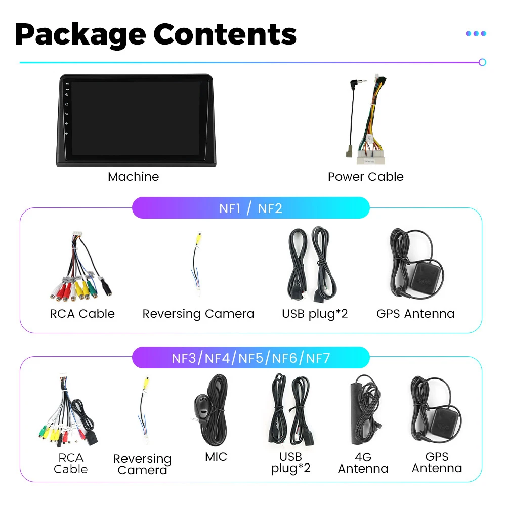 NaviFly NF Android 13 1280*720p Qled screen car navigation for Hyundai Sonata 7 2017-2019 Support rear camera dvr DAB+