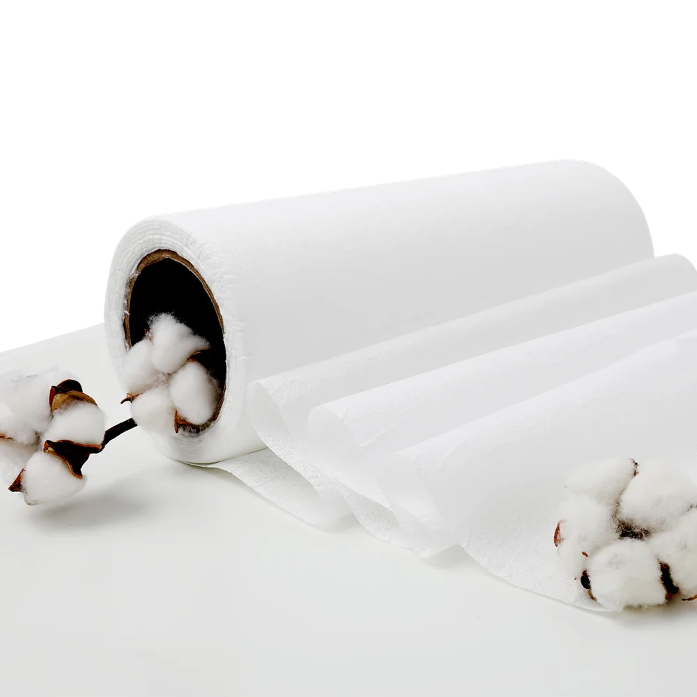 WINNER OEM Feminine Hygiene Cotton Fabric Spunlaced Non-woven Fabric Spunlace Nonwoven for Wet Wipes Raw Material