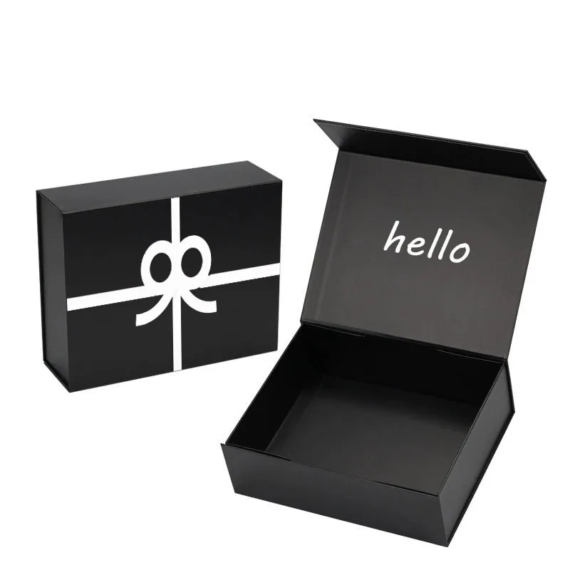 Eco-Friendly Classical Magnetic Closure Paper Box Trench Coat Hoodie Jacket Clothing Box Packaging Custom with Logo