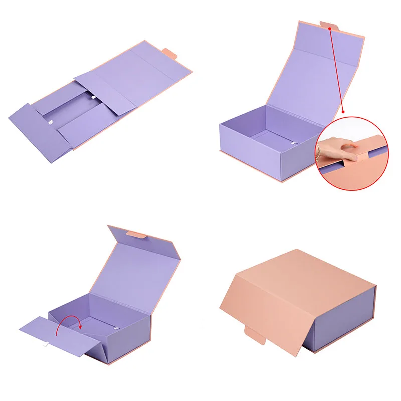 Custom Luxury Packaging Box Rigid Cardboard Gift Packaging Boxes Foldable Box For Packing
