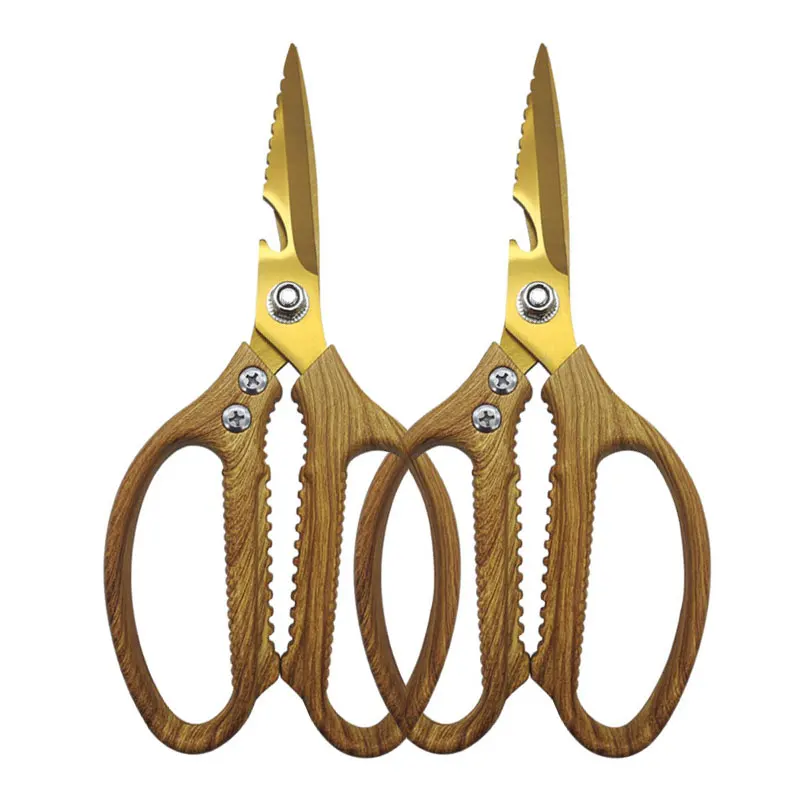 Stainless steel household kitchen SK6 Chicken bone scissors Bottle opener cut chicken feet plane fish scale walnut