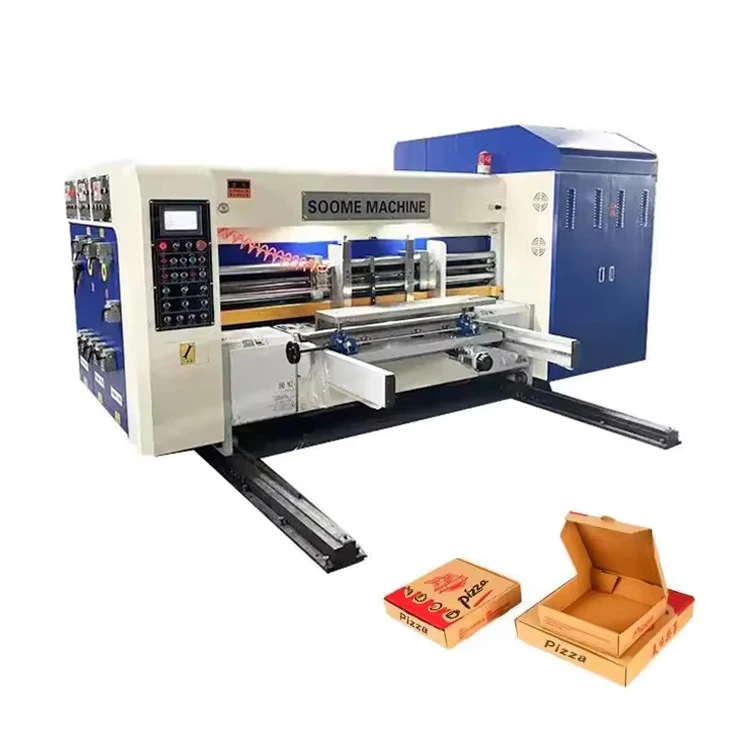 High Speed High Quality Box Printing Die Cutting Slotting Folding Gluing Machine In Line Casemaker