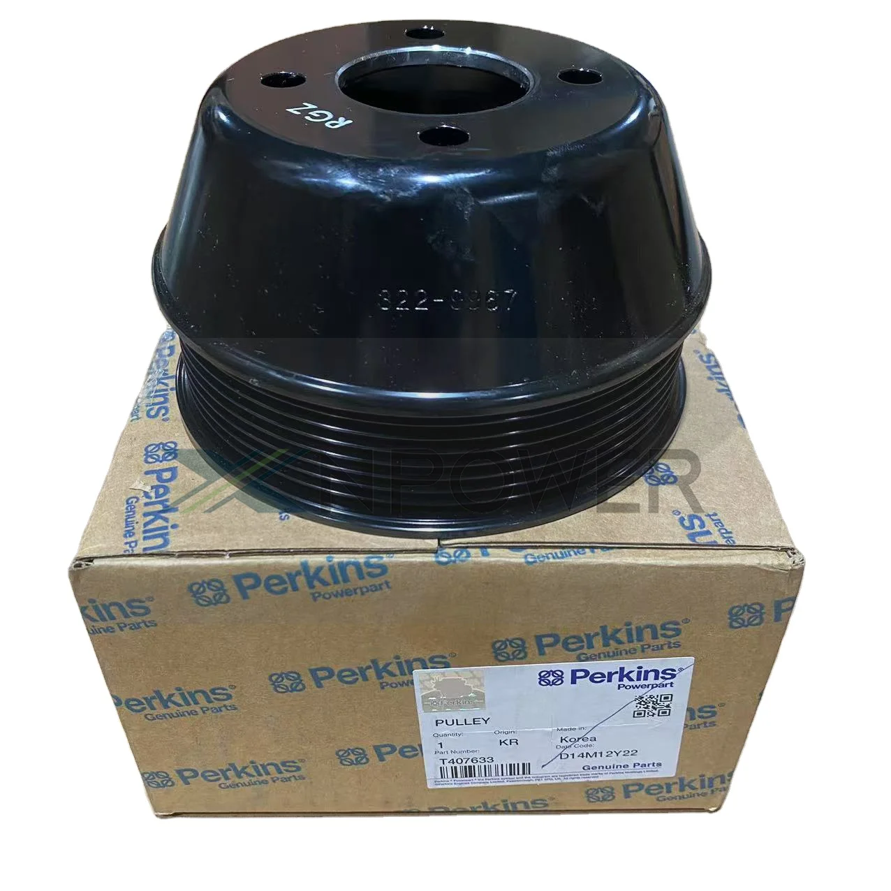 Diesel engine T407371 T407633 excavator parts C4.4 323GX PULLEY T407371 T407633 Genuine Original For Perkins