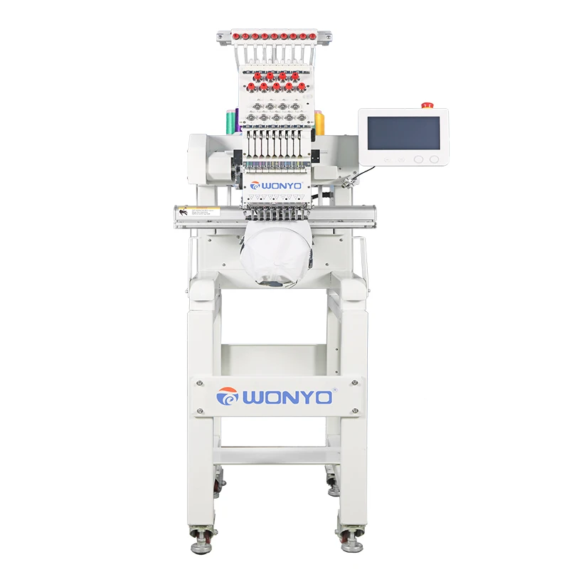 Single head 15 needles Dahao comtrol system Computerized embroidery machine Support 16 languages for cap embroidery