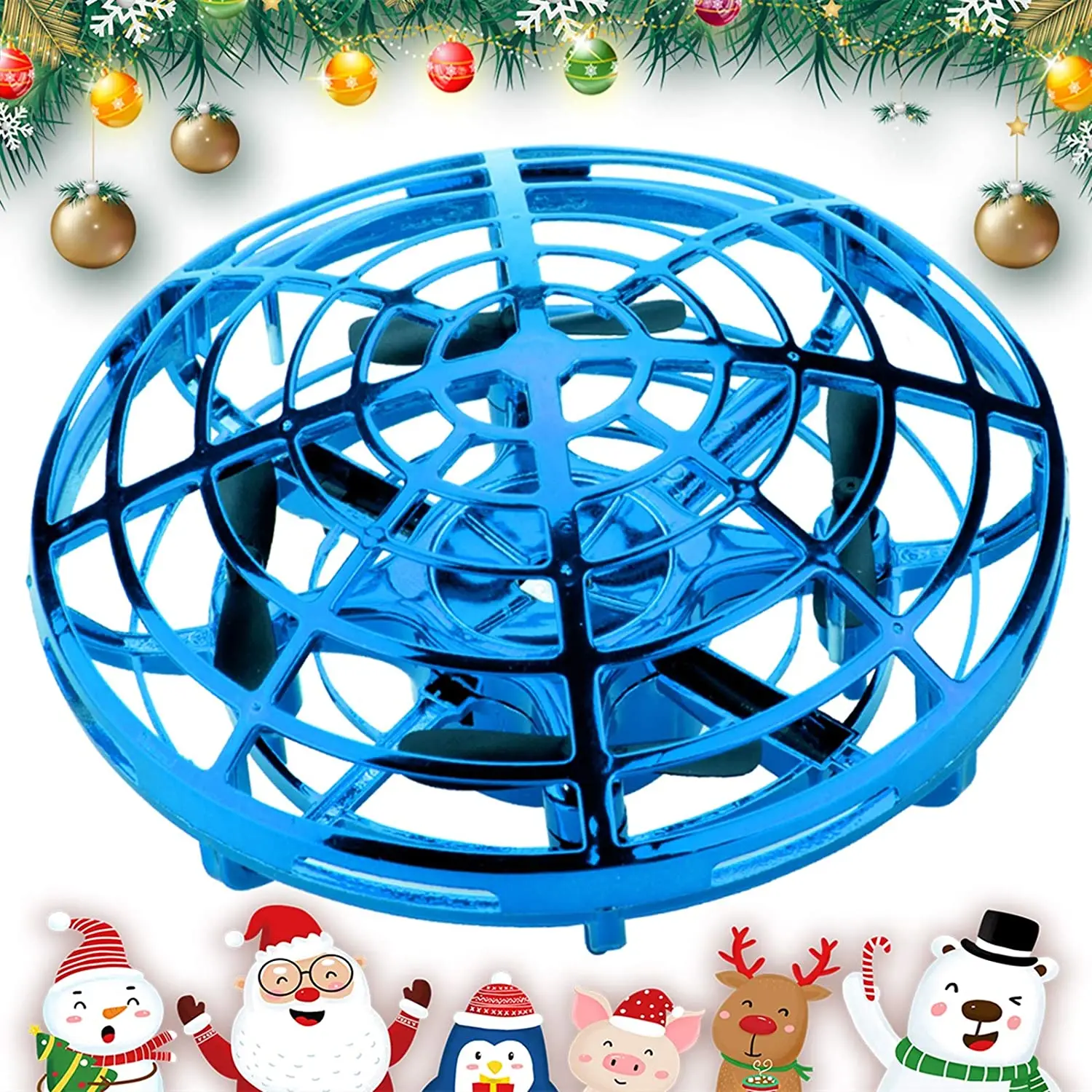 Kids Hand Operated Flying Ball Mini Helicopter for Kids and Adults Drone Toys with 360 Rotating