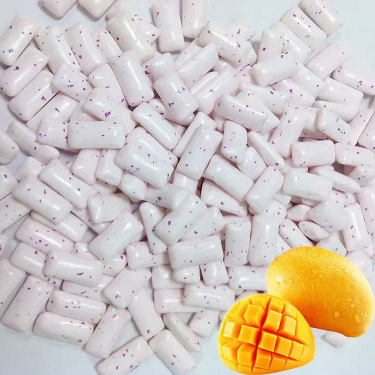 factory price OEM & ODM customized any package chew gum base Mango fruit flavor chewing gum