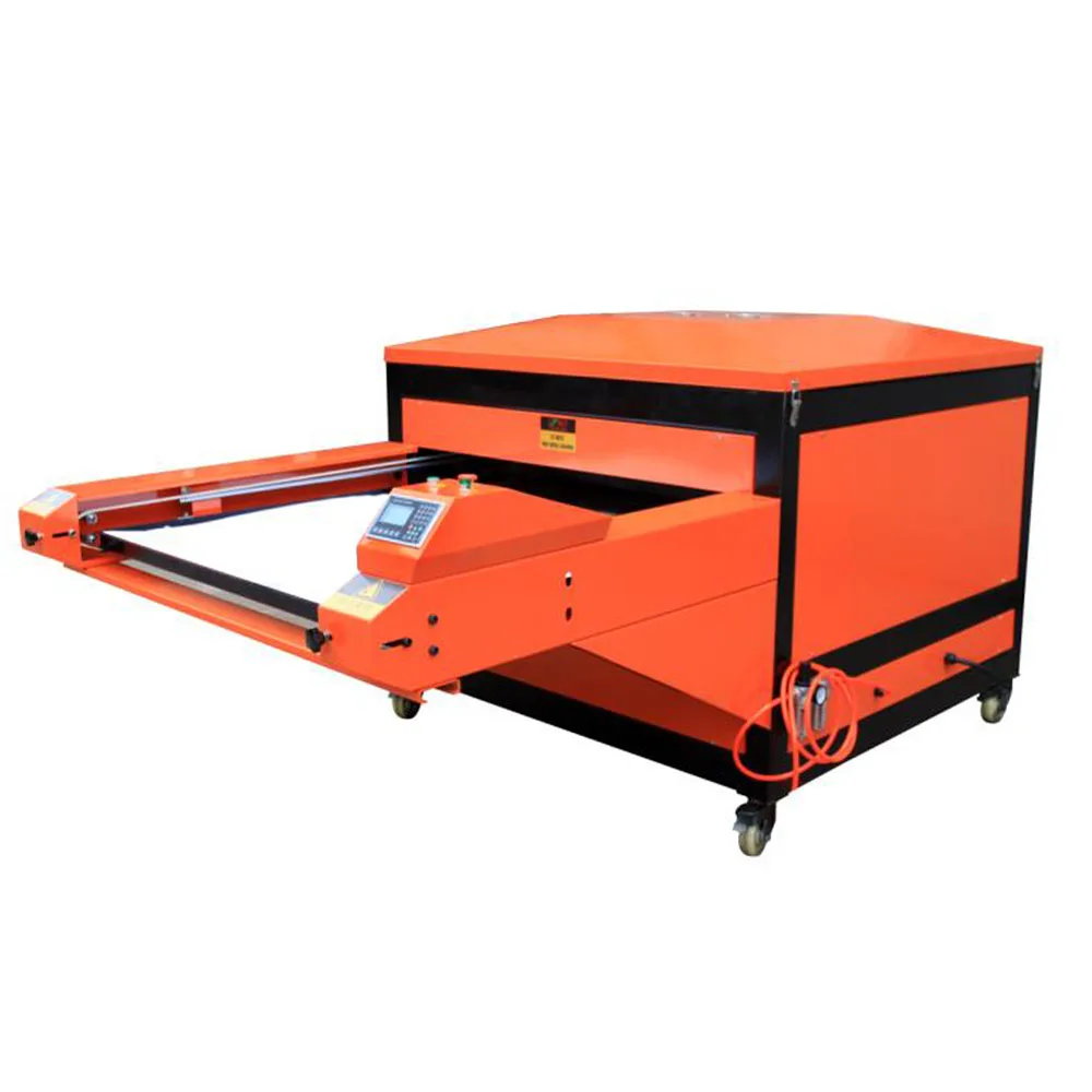 Full automatic heat press machines 100 80 large format shirt presser heat press machine fast production