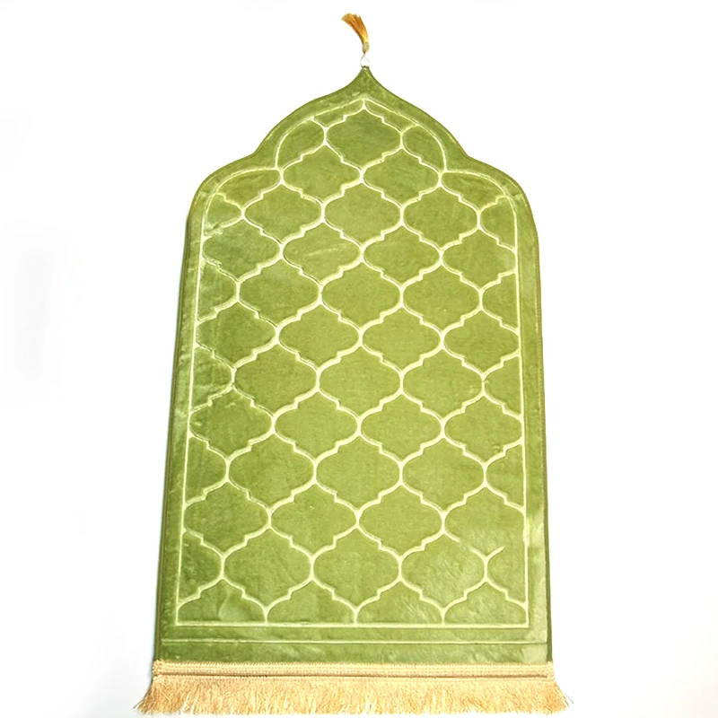 Wholesale Embossed Raschel Carpet With Tassel Prayer Mat Manufacturers Wholesale Prayer Mat