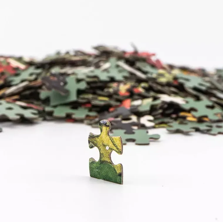 Christmas Gift 1000 Pieces DIY Family Play Cardboard Frame jigsaw puzzle Merry Christmas Puzzle for Kids and Adult