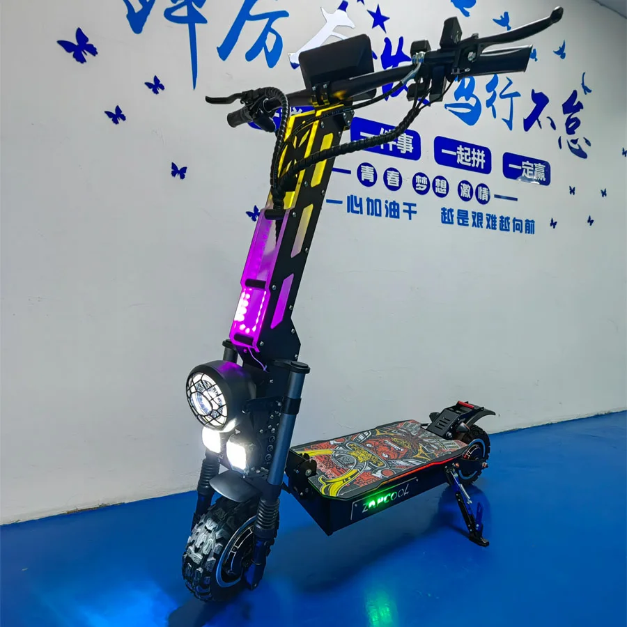 13inch Urban Road Tire/14inch Outdoor Off-Road Tire T200 Premium  72v15000w100Ah   Electric Scooter