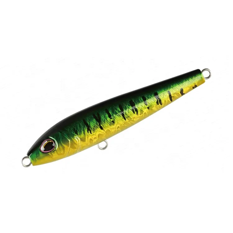 80mm 7g Dolphin Pencil Bait Lure China Pencil Hard Bass Fish Lure Topwater Fishing Lures
