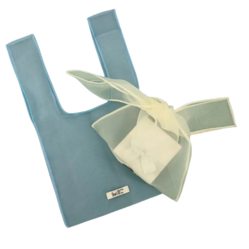 Aromatherapy gift perfume storage handheld organza bags wholesale custom logo