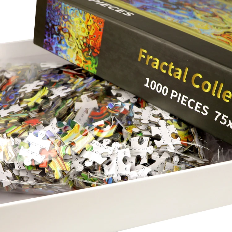 Factory Paper Custom  Round 1000 pieces Jigsaw Puzzle