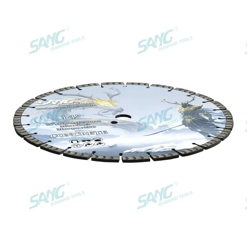 14inch 350mm Laser Welded ARIX Technology Turbo Arrayed Segmented Diamond Cutting Blade For Concrete