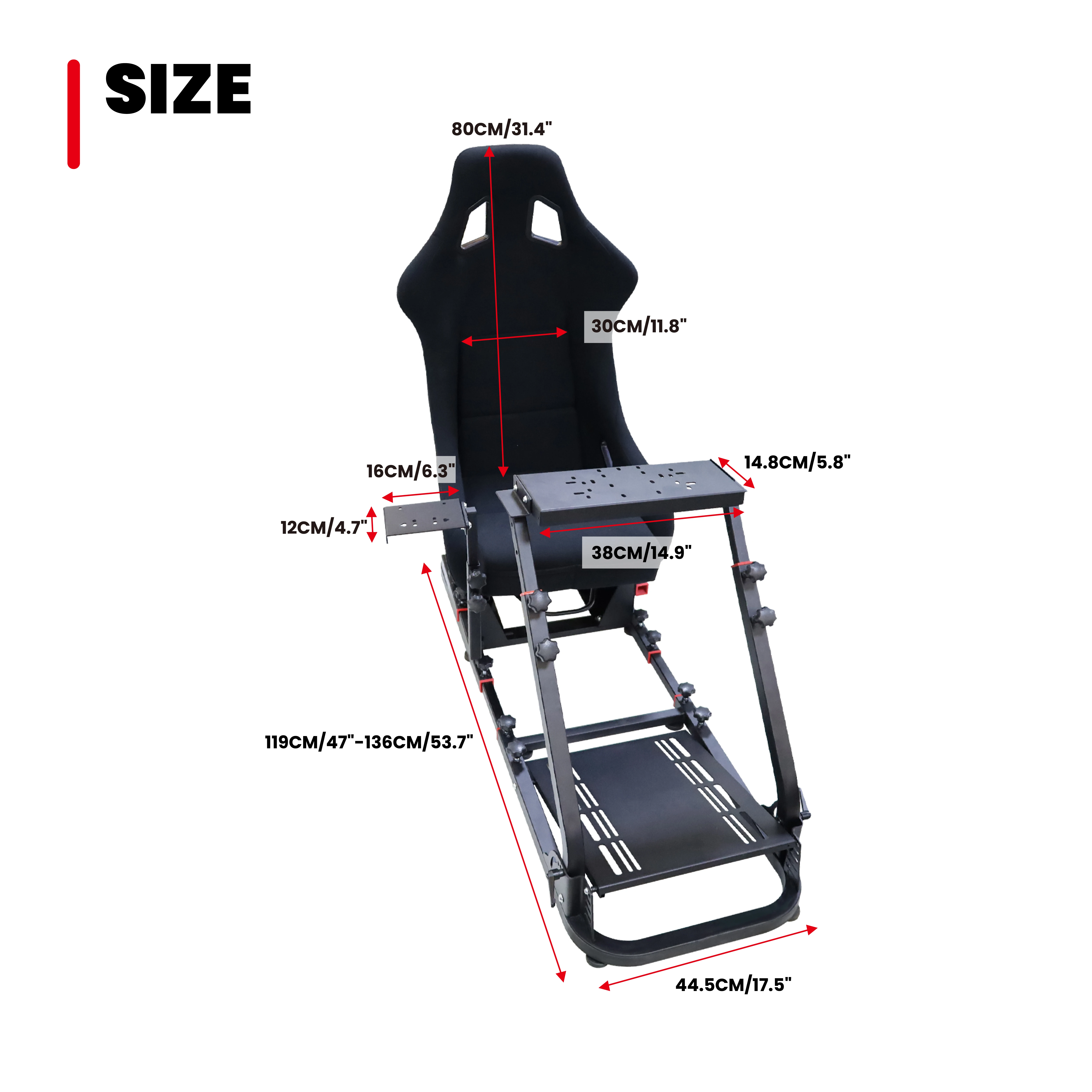 JBR1012H Sports Car-Style Simulator Indoor Fiberglass Seat Play Station for Racing