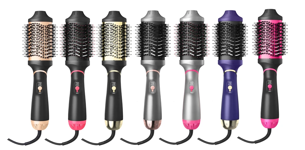 1200W Hair Dryer And Volumizer Hot Air Brush New Hot Brush Styler One Step Electric Hair Dryer Brush
