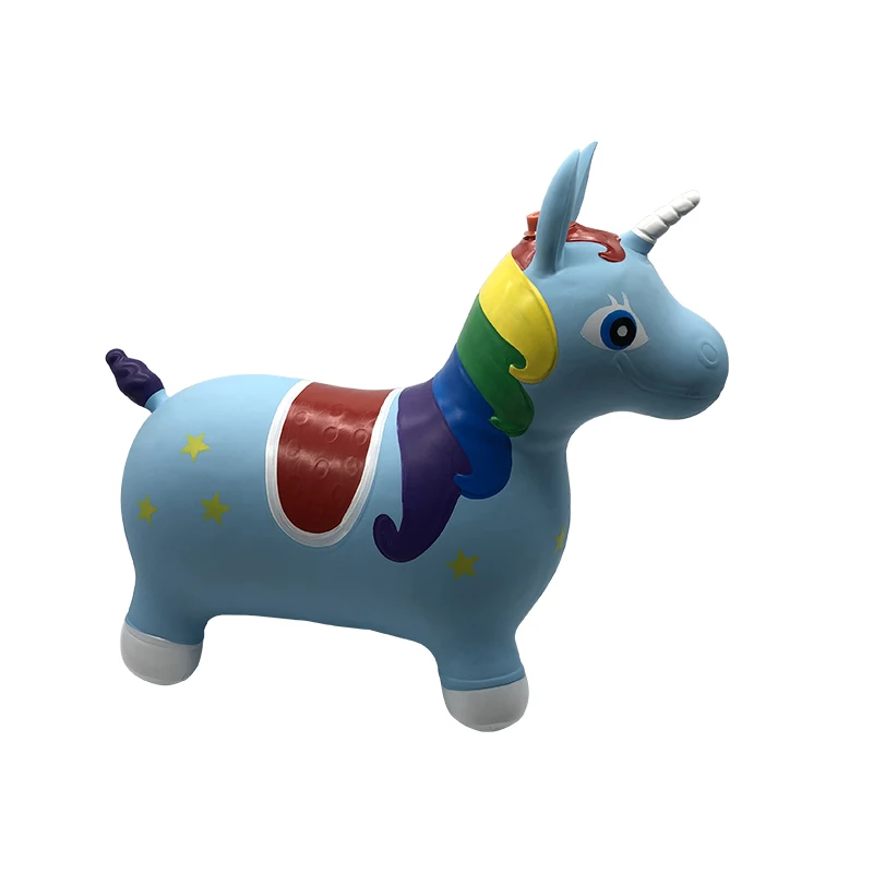 
Ride-On Cute Inflatable Unicorn Hopper For Kids And Toddlers 