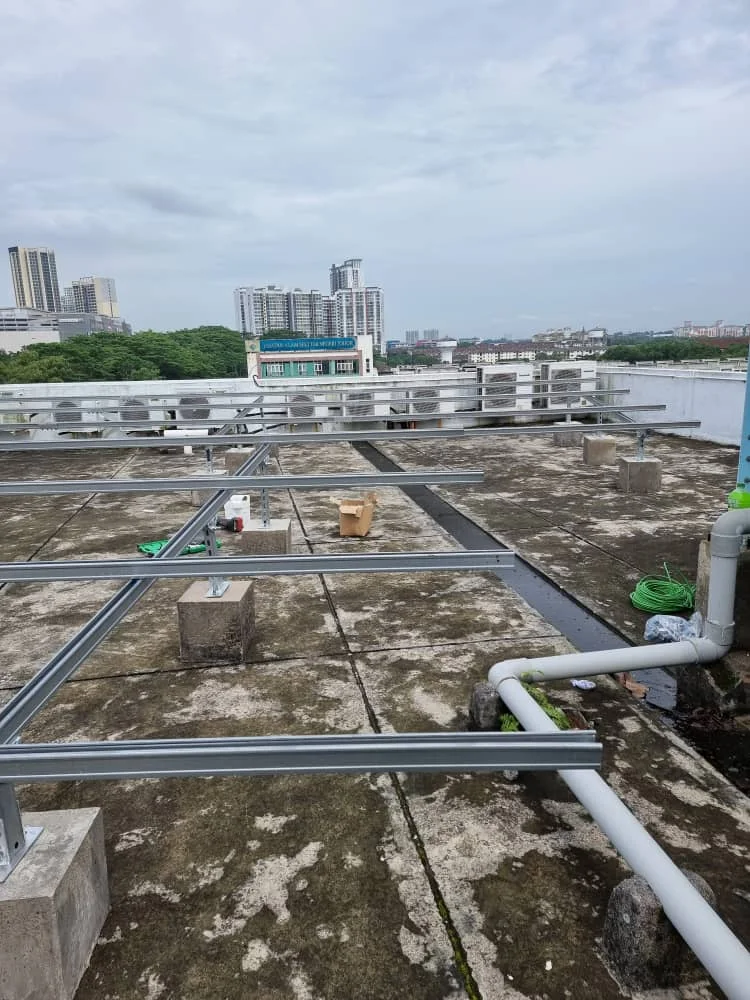 CS-31 Ground Anchor Brackets Solar Power Mounting System U Shaped Steel Bracket