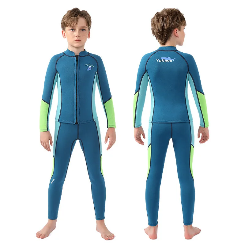 Children One Piece Surfing Swimming Full Wetsuit Anti-uv Child Diving Wetsuits 2.5mm Neoprene Wet Suit For Kids girl