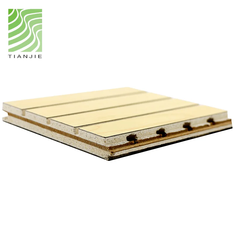 Acoustic panels gymnasium classroom mgo pvc felt soundproof foam grooved acoustic wood wall board
