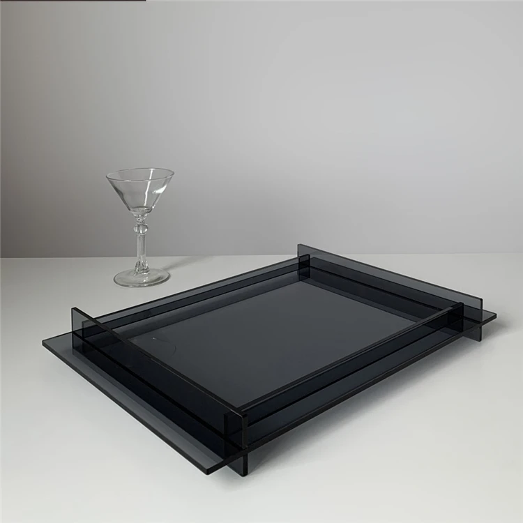 Factory Direct Sale Light Luxury Acrylic Tray Nordic Modern Acrylic Tray Fruit Tray Decoration New Product For Home Decoration