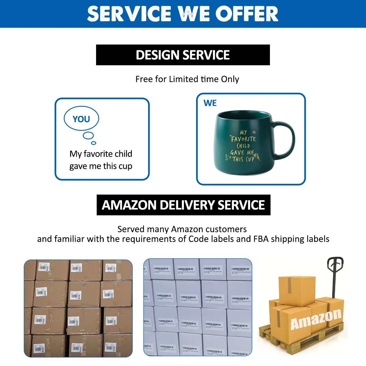 Custom Large handmade 15oz Ceramic Coffee Mug with logo Blue Hand Painted Porcelain Ceramic Mugs Tea Cups for Office Home gift