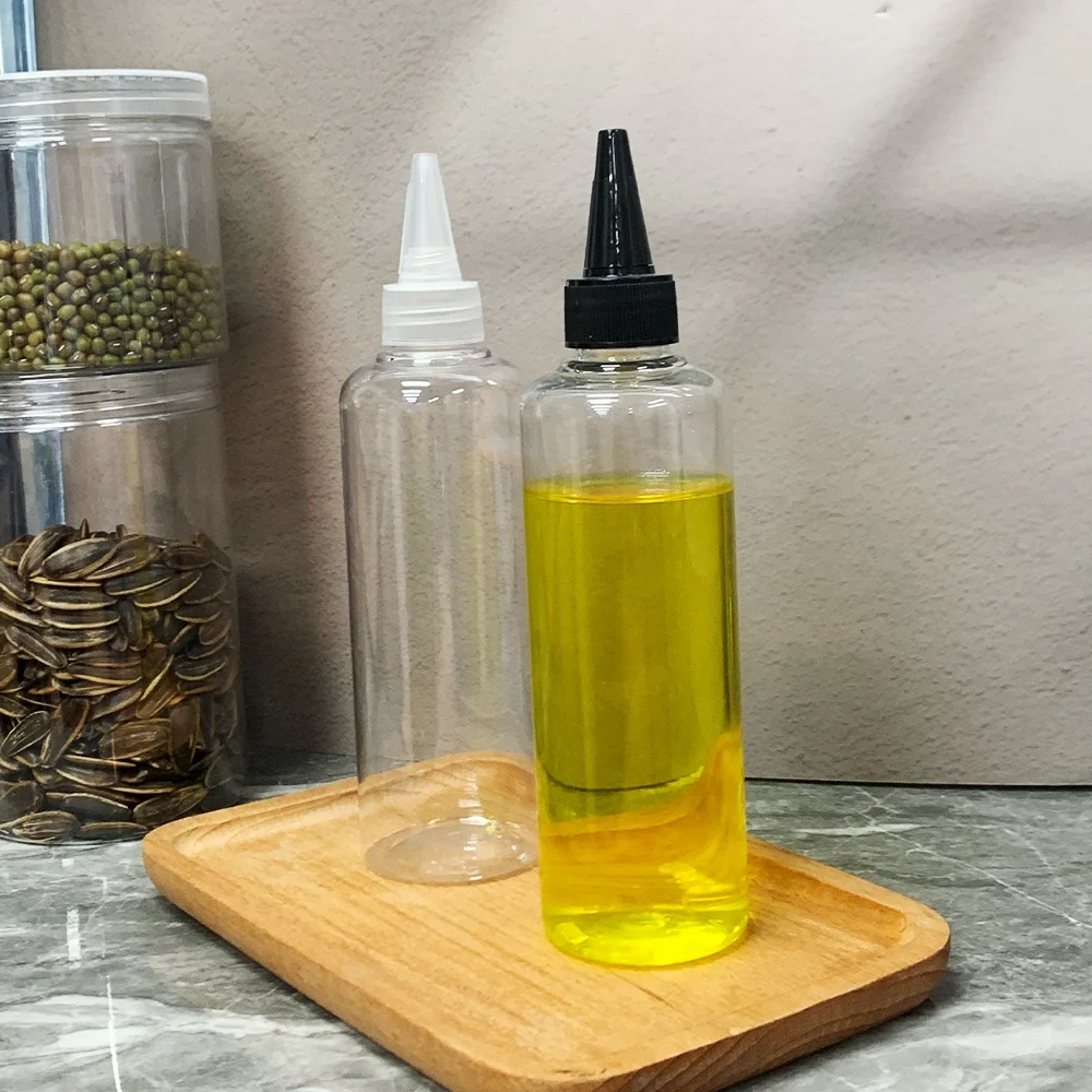 Hot-Sale Plastic Squeeze Sharp Mouth Squeeze Bottles with Twist Cap