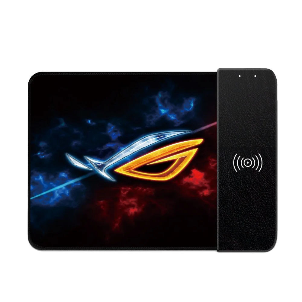 Custom High Quality Natural Rubber Large Wireless Charging Keyboard Mouse Pad Office Home Game Mouse Mat