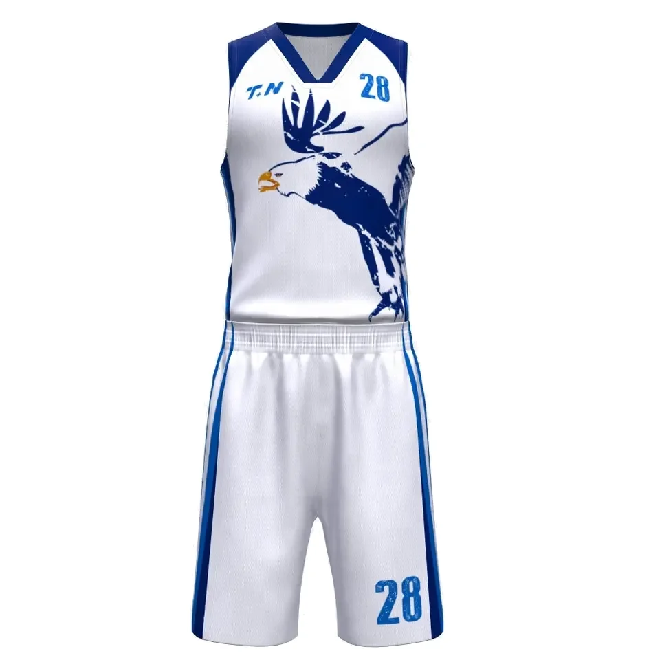 Wholesale Custom Basketball Jersey Men Uniforms Soft Breathable Clothes