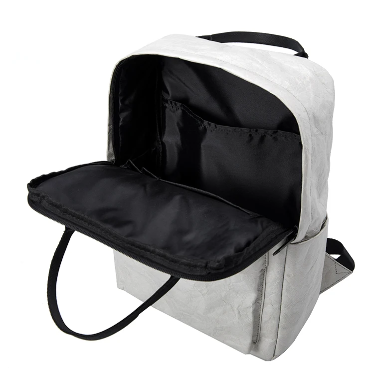 Juni fashion outdoor sports backpack custom casual travel rucksack waterproof dupont tyvek paper bagpack