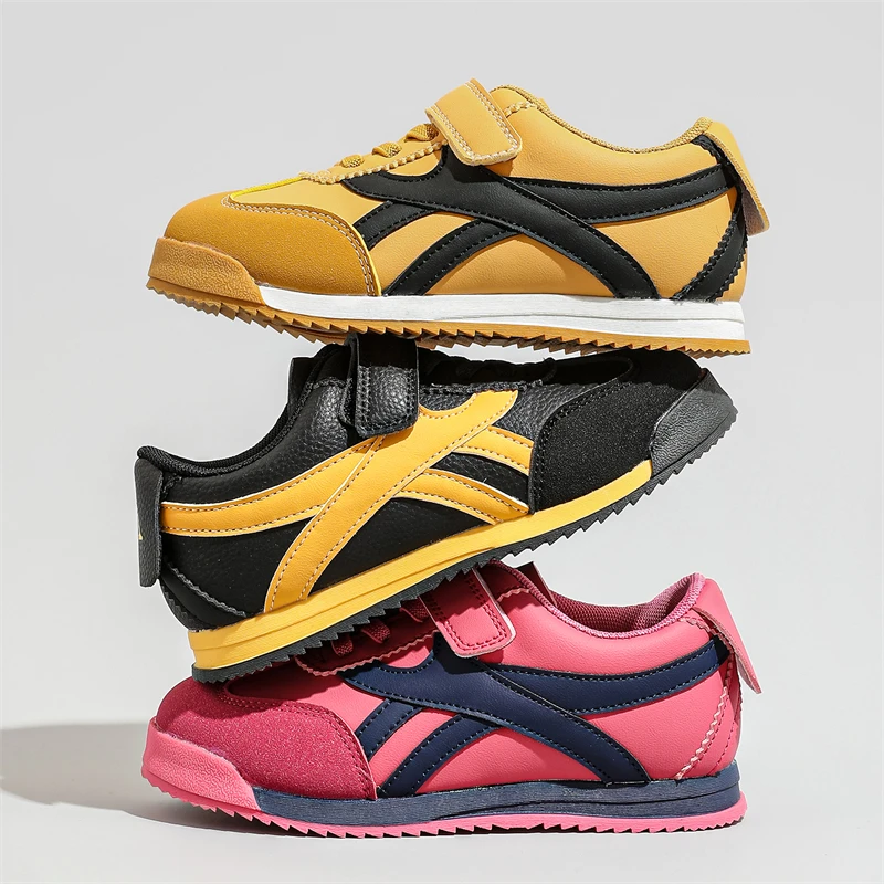 Teenagers Children Trainers Sneakers Rubber Sole Boys Girls Soft Sneakers Kid Antiskid Soft Walking Athletic Zapatos